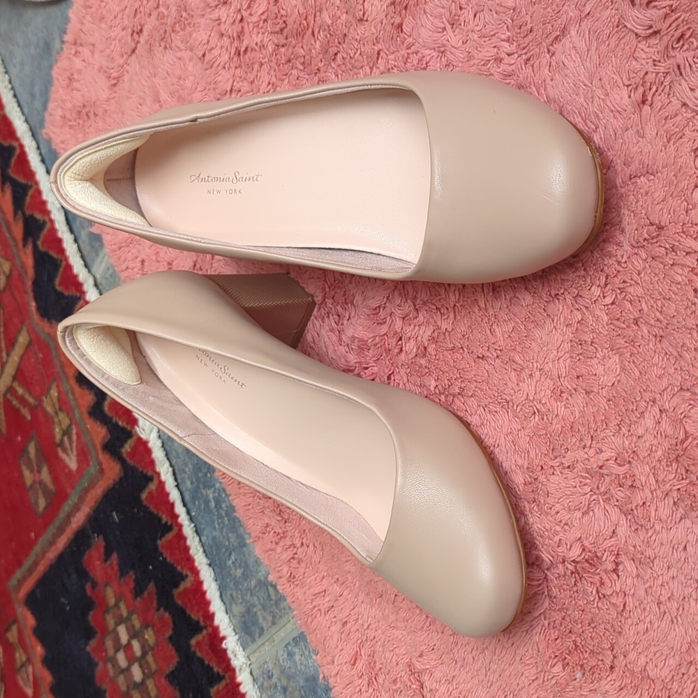 Antonia Saint All Day And All Night Block Heel 2.0 Toasted Almond size 9.5B
